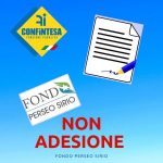 (NON) ADESIONE AL FONDO PERSEO SIRIO